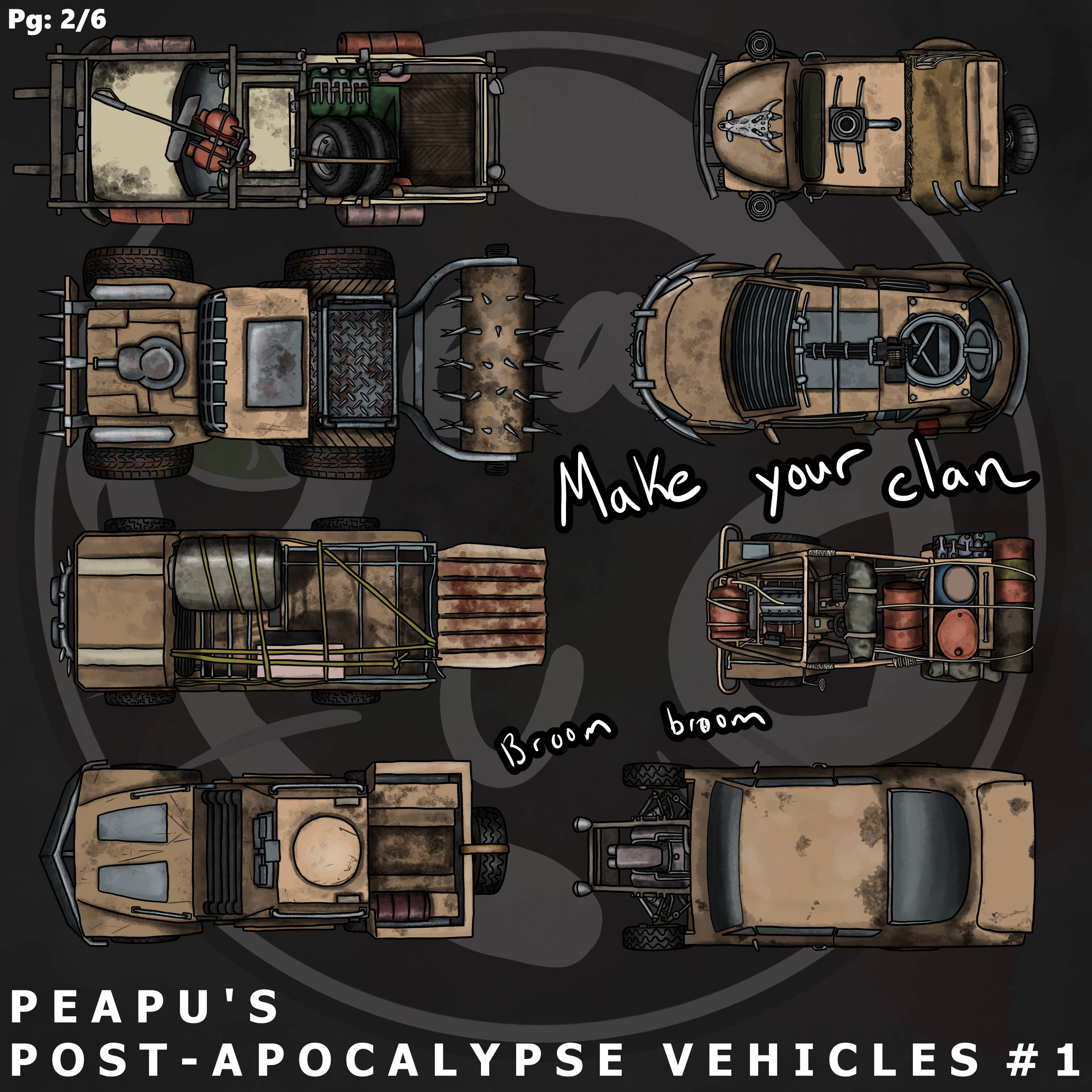 PeaPu's Post-Apocalypse Vehicles #1 | Forge Bazaar