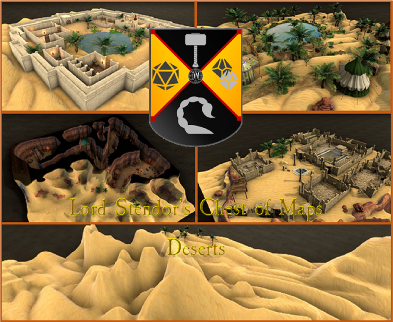 Lord Stendor's Chest of Maps - Deserts