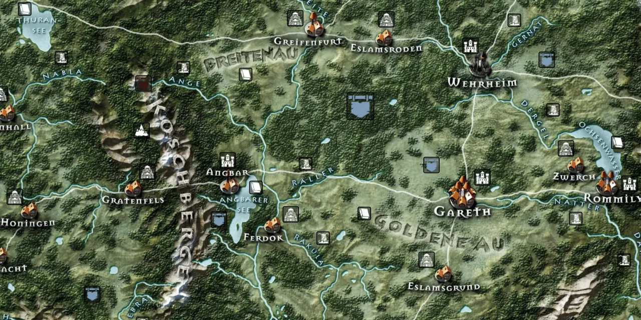 DSA5/TDE5 - Interaktive Aventurienkarte