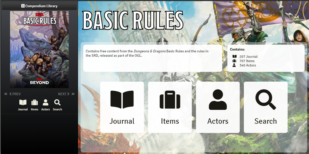 The Forge: Compendium Library
